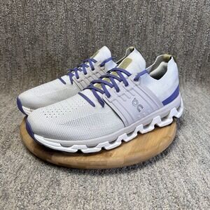 On Cloudswift 3 Women's Size 11 White Blueberry Running Sneakers Athletic Shoes
